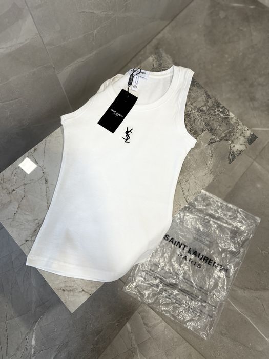 Майка ysl, футболка ysl, базова майка , сен лоран кофта