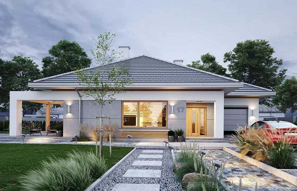 Dom parterowy na kameralnym osiedlu