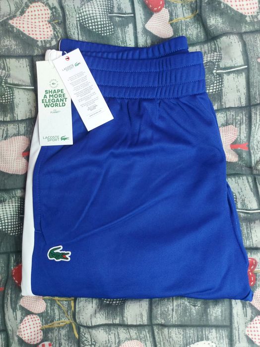 Spodnie dresowe Lacoste, niebieskie.