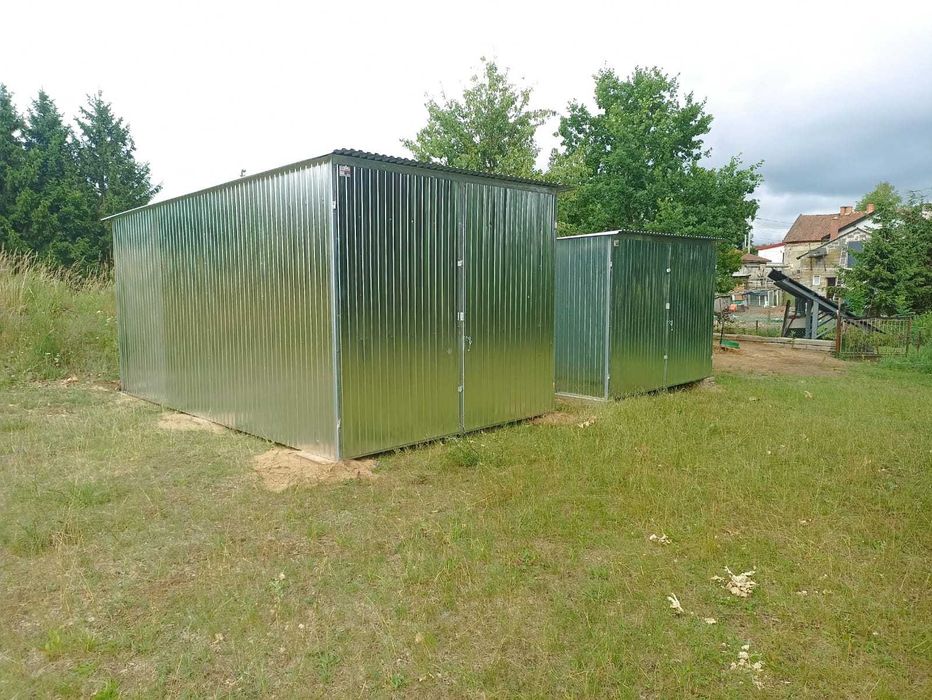 Garaż blaszany 3x5 6x5 6x6 6x8 Producent Garaż Magazyn Schowek 2x3 4x6