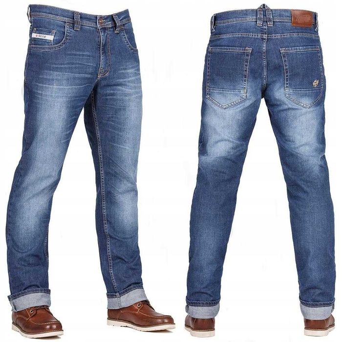 Nowe spodnie motocyklowe jeansy Freestar Cafe Racer w rozmiarze L