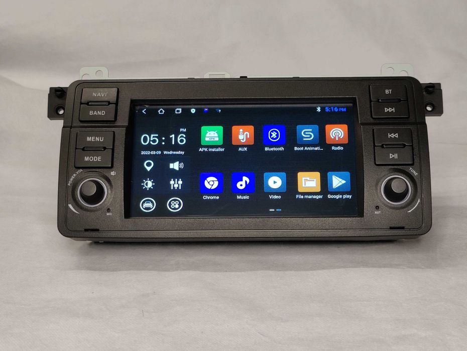 Rádio BMW E46 Android 13 WiFi GPS Novo com Garantia 2GB RAM