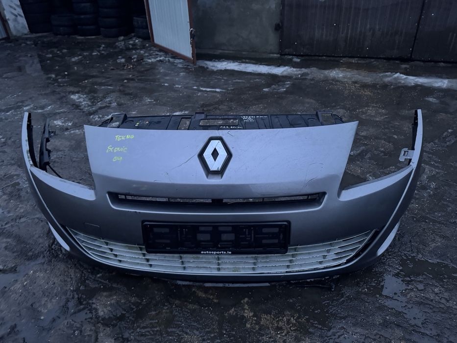 Бампер передній Renault Grand Scenic 3 Сценік 09-11 р. Колір TEKNG
