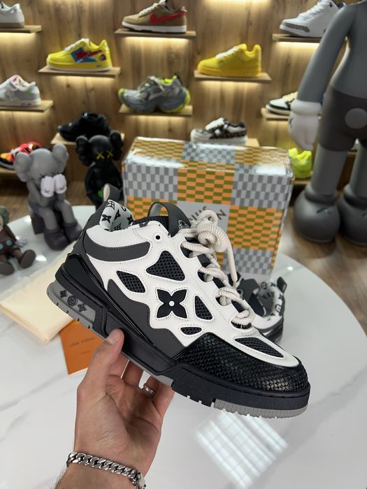 Кросівки снікерси Louis Vuitton LV Skate Trainers Grey / White