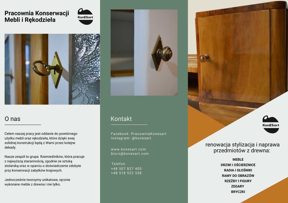 Konserwacja Mebli i Rękodzieła