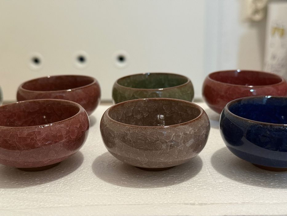 Ceramiczne donice na sukulenty – zestaw 10 szt. – NOWE