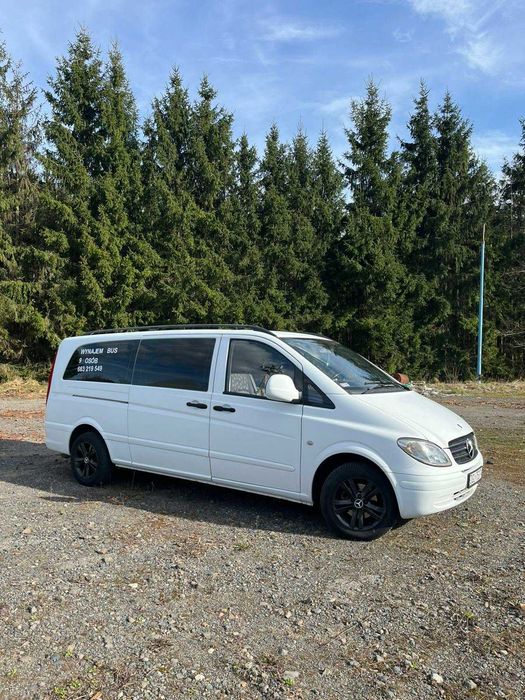 Wynajem Busa 9 osób Mercedes Vito Long