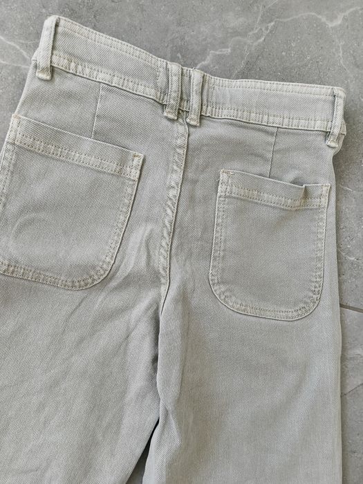 Прямі джинси Zara, з необробленим краєм, 128-134