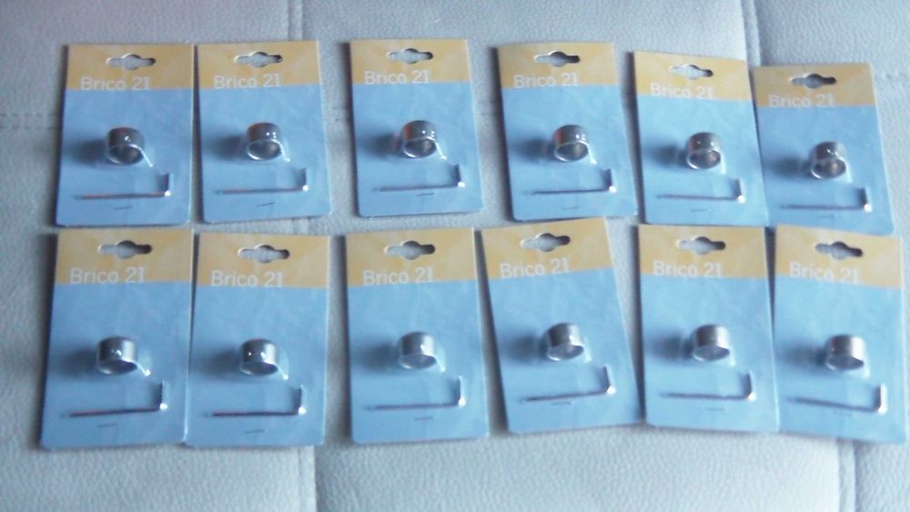 Terminal Topo 20mm  B120NS Niquel Satinado 12 unidades