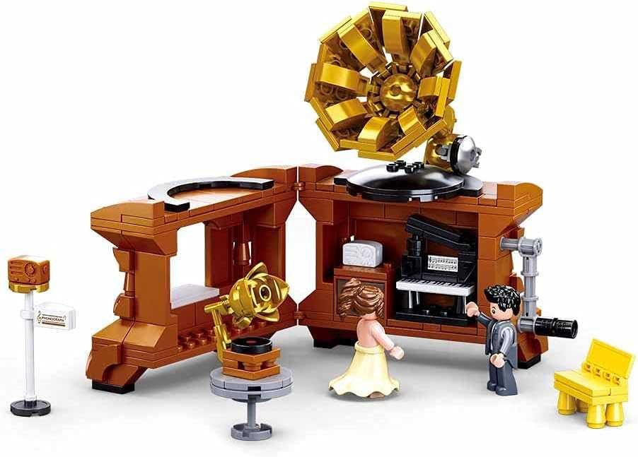 Конструктор Лего Lego  Sluban Creator Antique Граммофон Шарманка Патеф