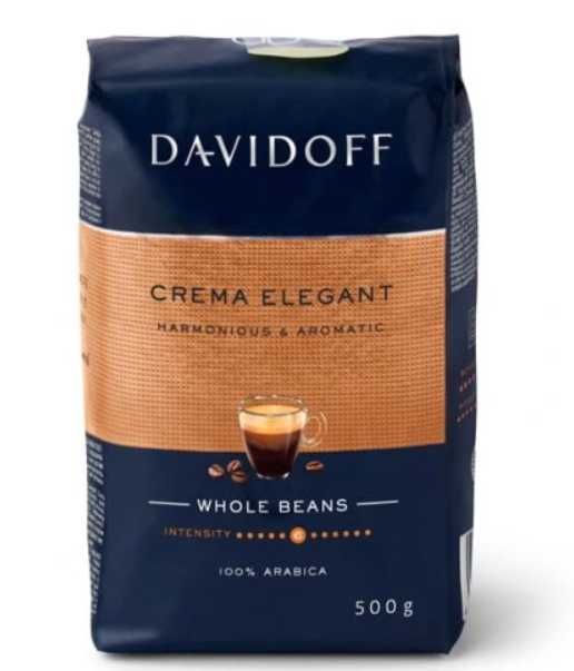 Davidoff Crema Elegant 500g  x6 opakowań kawa ziarnista