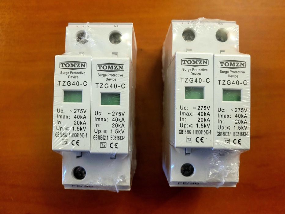 TOMZN ОПН AC 2Р 4Р 275V 385V 420V грозозахист змінного струму ПЗІП
