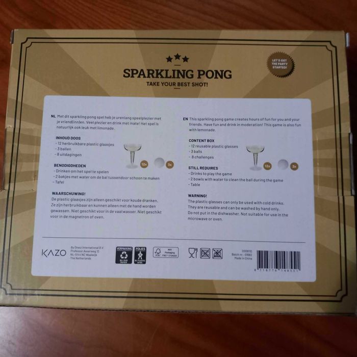 Sparkling Pong Kit NOVO