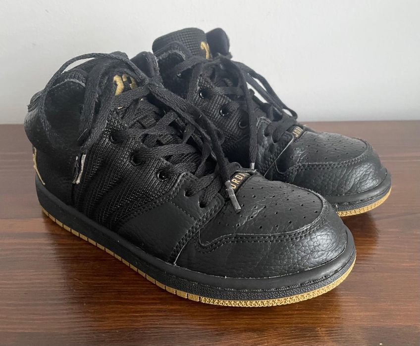 Nike Air Jordan Black Gold Basketball Shoes Eur 33,5