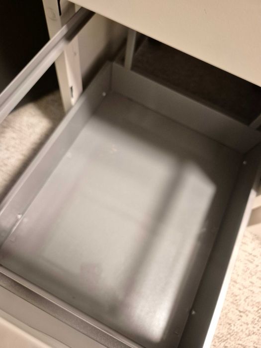 IKEA ERIK komoda szafka z zamkiem pod biurko, metalowa