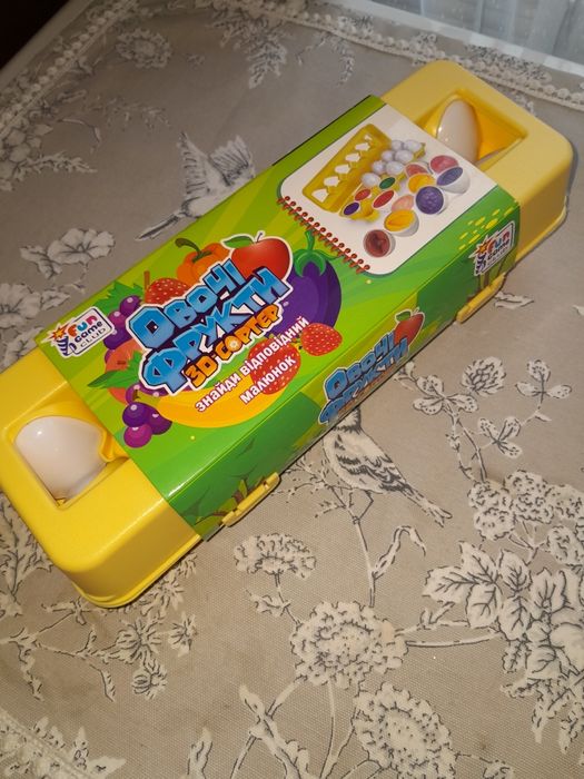 сортер яйця фрукти,овочі