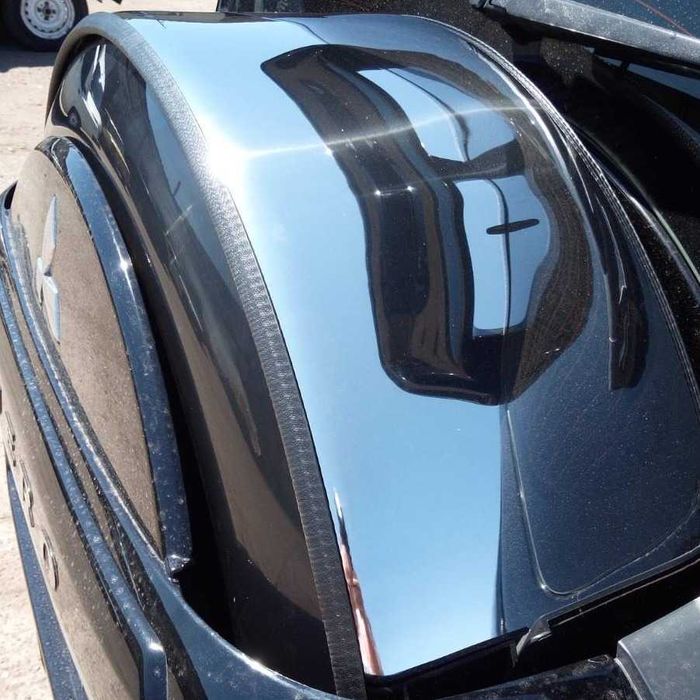 Чехол запаски металлический (нерж) на Mitsubishi 265 65 17 Toyota