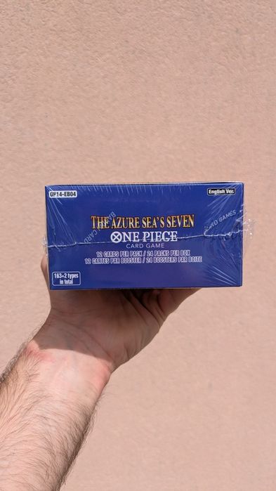 One Piece Card Game: The Azure Sea's Seven Booster Box (OP14-EB04)