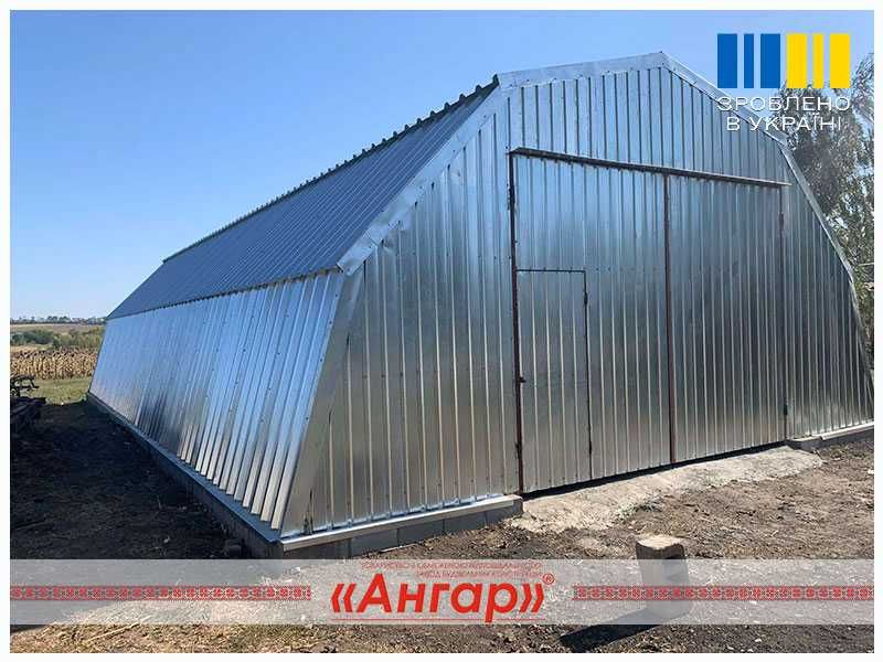 Арковий ангар 8*18 виготовлення монтаж під ключ