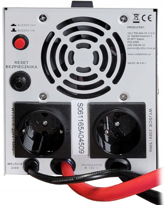 ДБЖ VOLT Polska SINUS Pro 850E Plus 12/230v (500/850w) LiFePO4