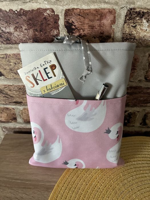 Otulacz etui na książkę handmade