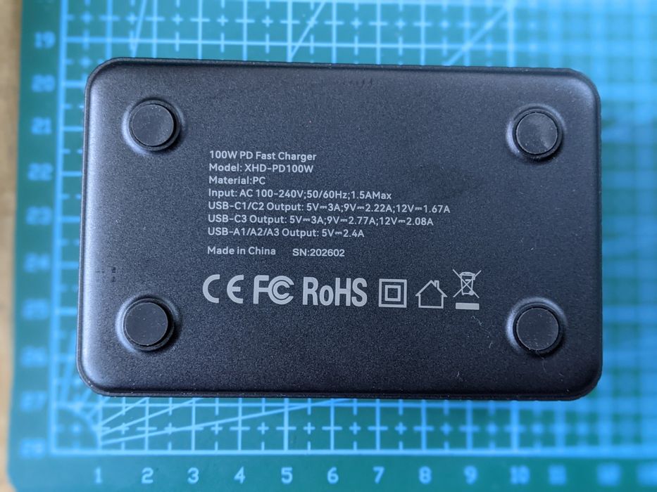 Зарядний пристрій GaN Recoren 100W