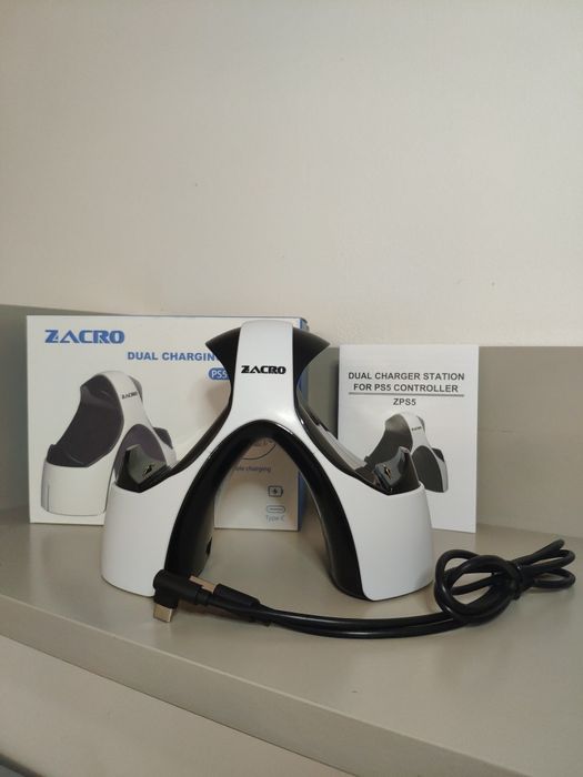 Kontroler ładowarka Zacro PS5 przenośna stacja