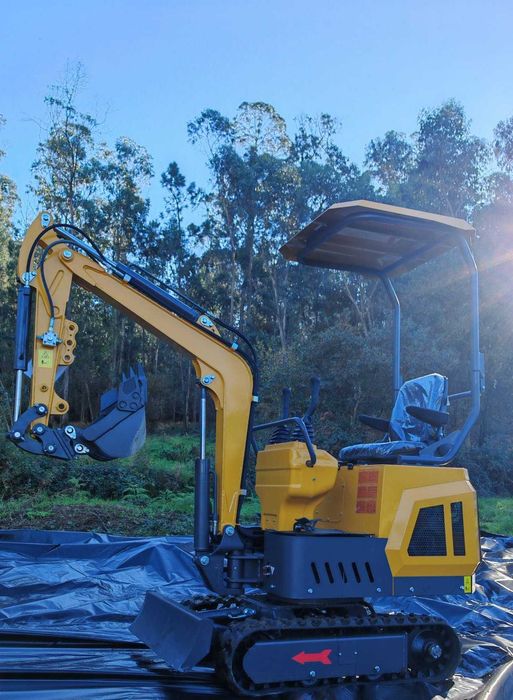 Mini Escavadoras Profissionais 1000,1200,1600 e 1800kg em Stock!