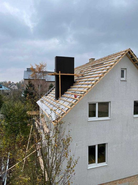 Покрівля • Монтаж дахів Покрівельні роботи НЕДОРОГО Будівництво кровля