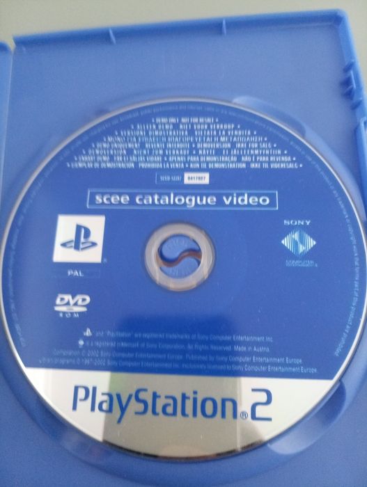 PS2 SCEE Catalogue Video	Playstation 2 - PS2				2002	sem a caixa original