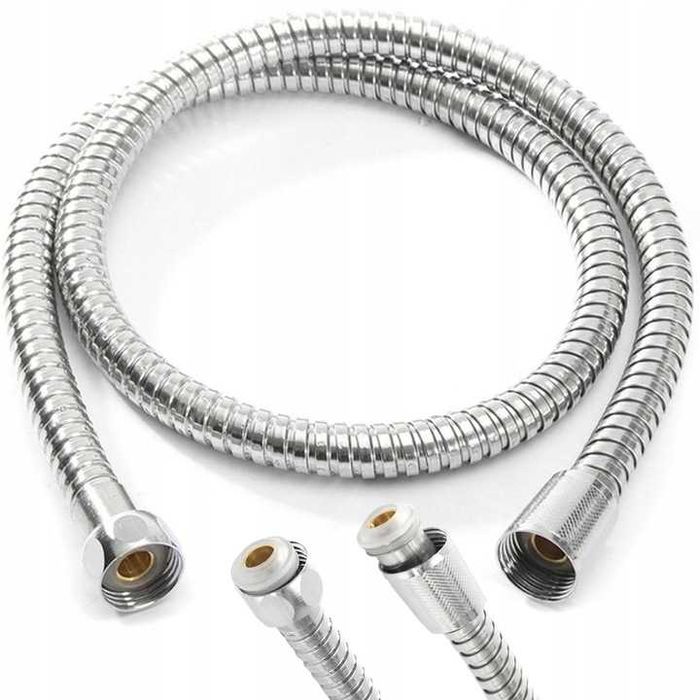 Zestaw Prysznicowy LAZYhome Słuchawka Wąż Uchwyt Mocowanie