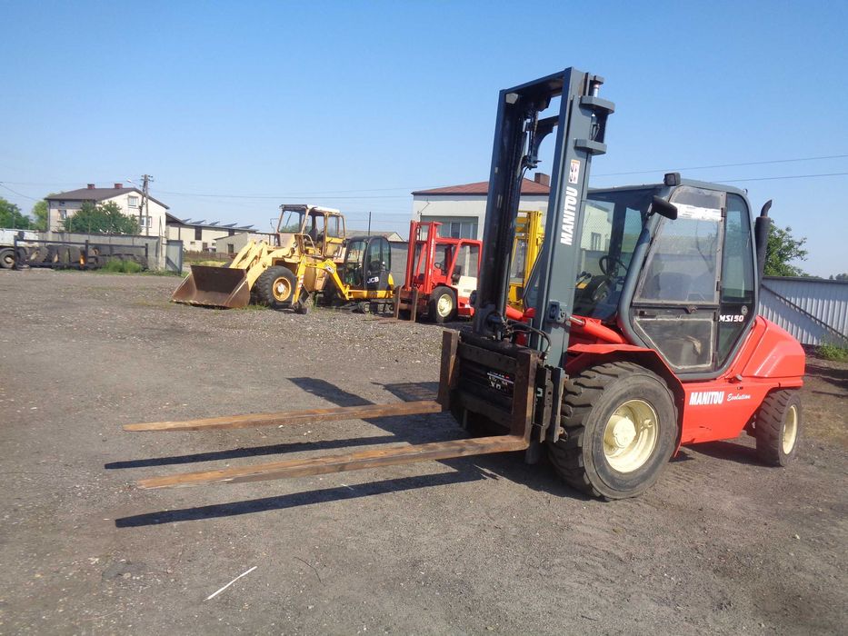 Wózek widłowy terenowy MANITOU MSI 50 z przesuwem bocznym i pozycjonerem / transport