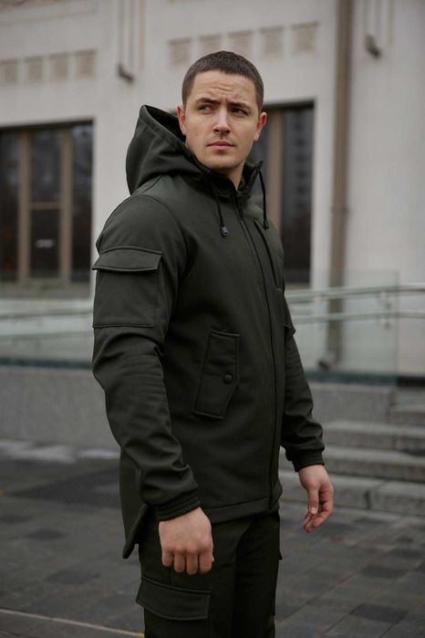 Куртка чоловіча soft shell intruder хакі