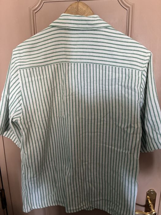 Camisa Zara às riscas verdes
