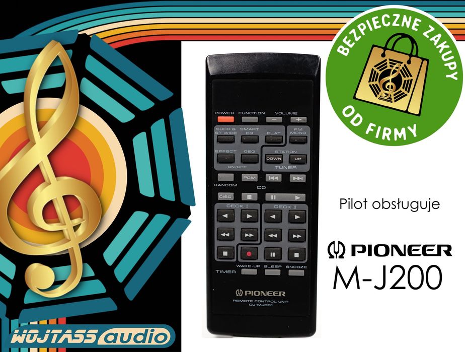 Pioneer CU-MJ001 – oryginalny pilot Pioneer do zestawu M-J200