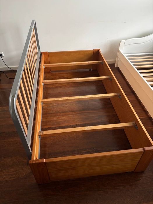 Cama Castanha para o quarto