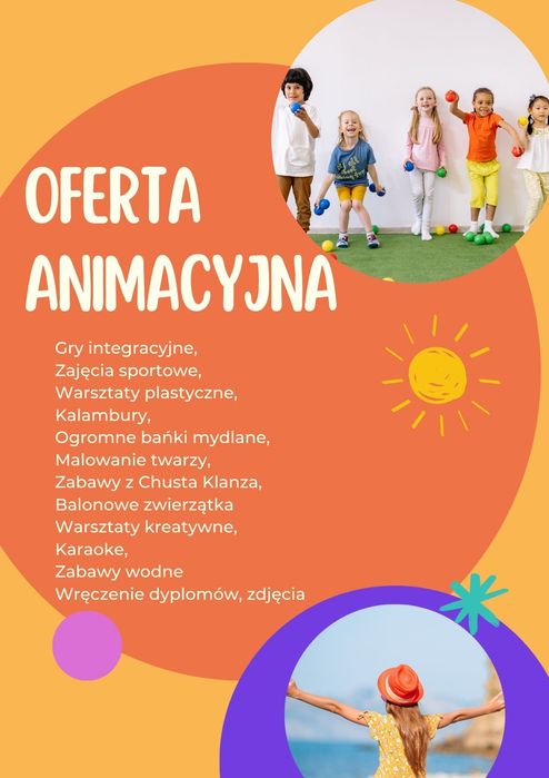 Animacje wesele, chrzciny, urodziny. Malowanie twarzy, brokatowe tatuaże
