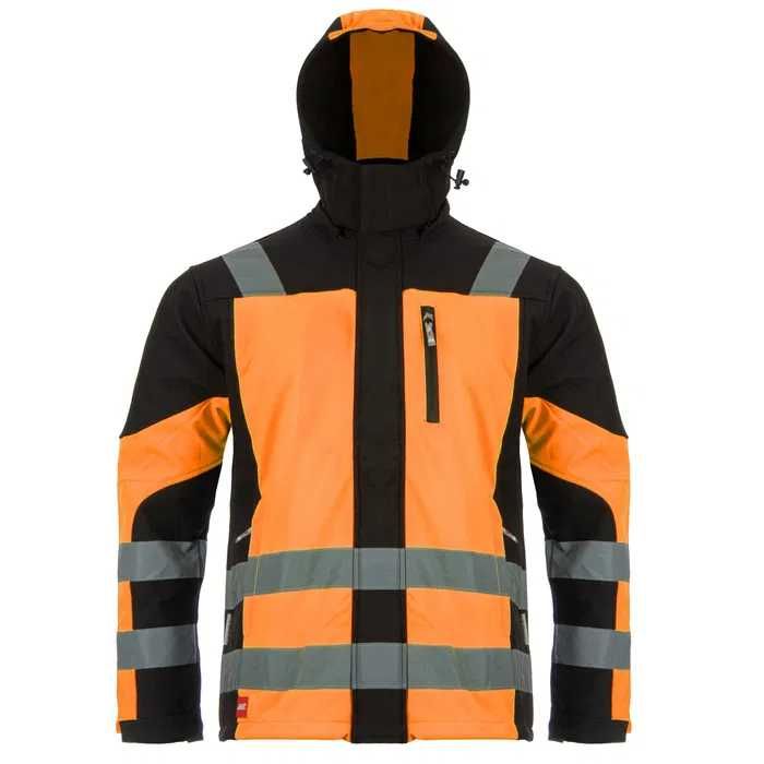 Kurtka Robocza z Pasami do Pracy Softshell Nieprzemakalna