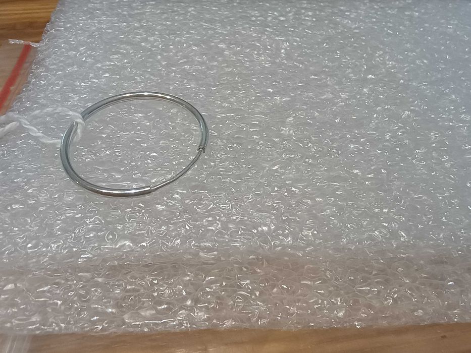 Kolczyki koła malutkie 19 mm srebrne