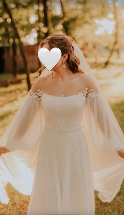 Piękna sukienka ślubna