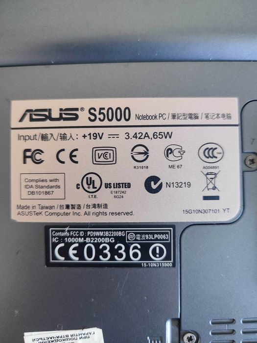 Ноутбук ASUS s5000