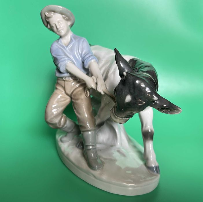 Figurka porcelanowa: „Młodzieńczy upór ” GRÄFENTHAL piękna