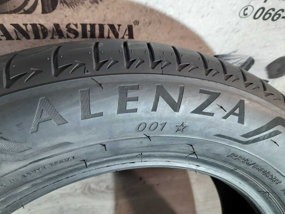 Шини 6мм 225/60 R18 BRIDGESTONE Alenza 001 б/у літо склад