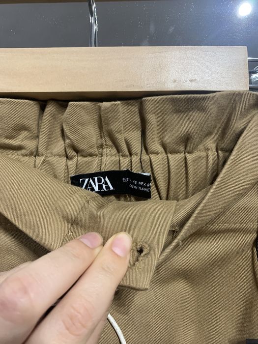 Брюки чіноси від zara верблюжий колір XS