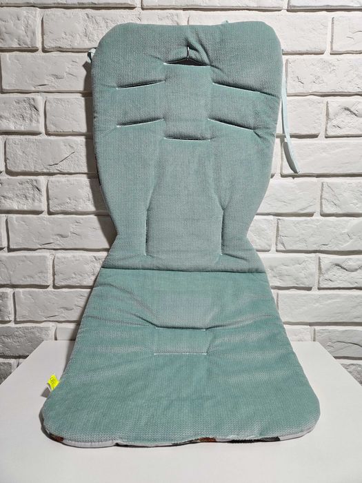 Wkładka do wózka spacerowego VELVET NIEPIKOWANY+BAWEŁNA 100% mięta