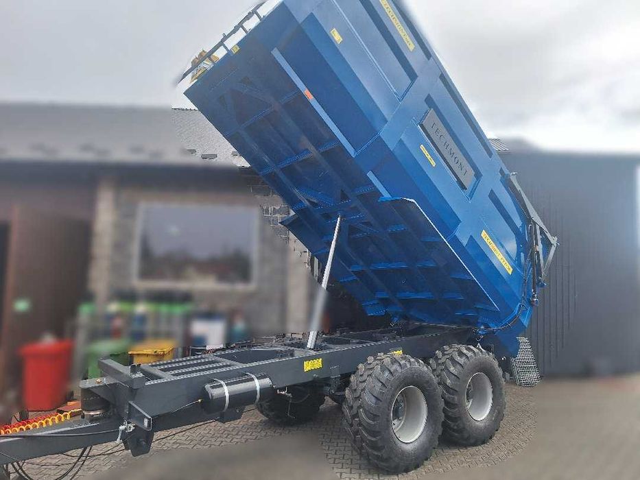 Przyczepa Skorupowa oś skrętna Techmont 14T