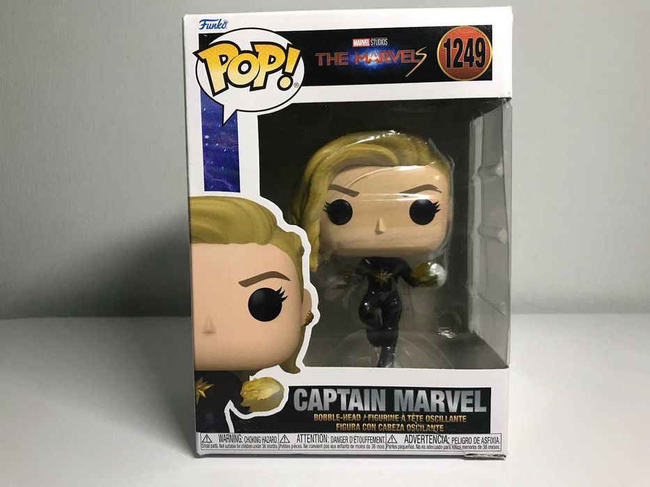 Funko Pop! Movies: The Marvels - Captain Marvel, Photon, Ms. Marvel
