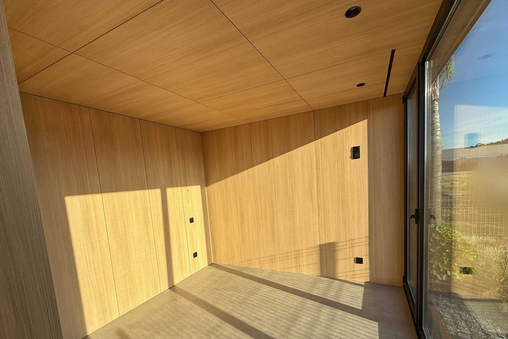 Módulo pré-fabricado T1+1 de 43 m²