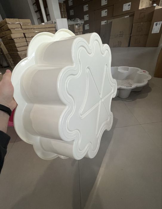 Пісочниця з кришкою мушля квітка песочница корабль кораблик с крышкой