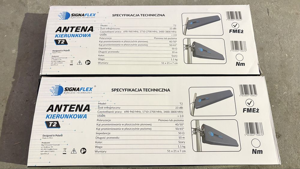 Antena kierunkowa SignaFlex Uzywana 1.5 mies gwarancja